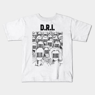 Barcode face D.R.I. Kids T-Shirt